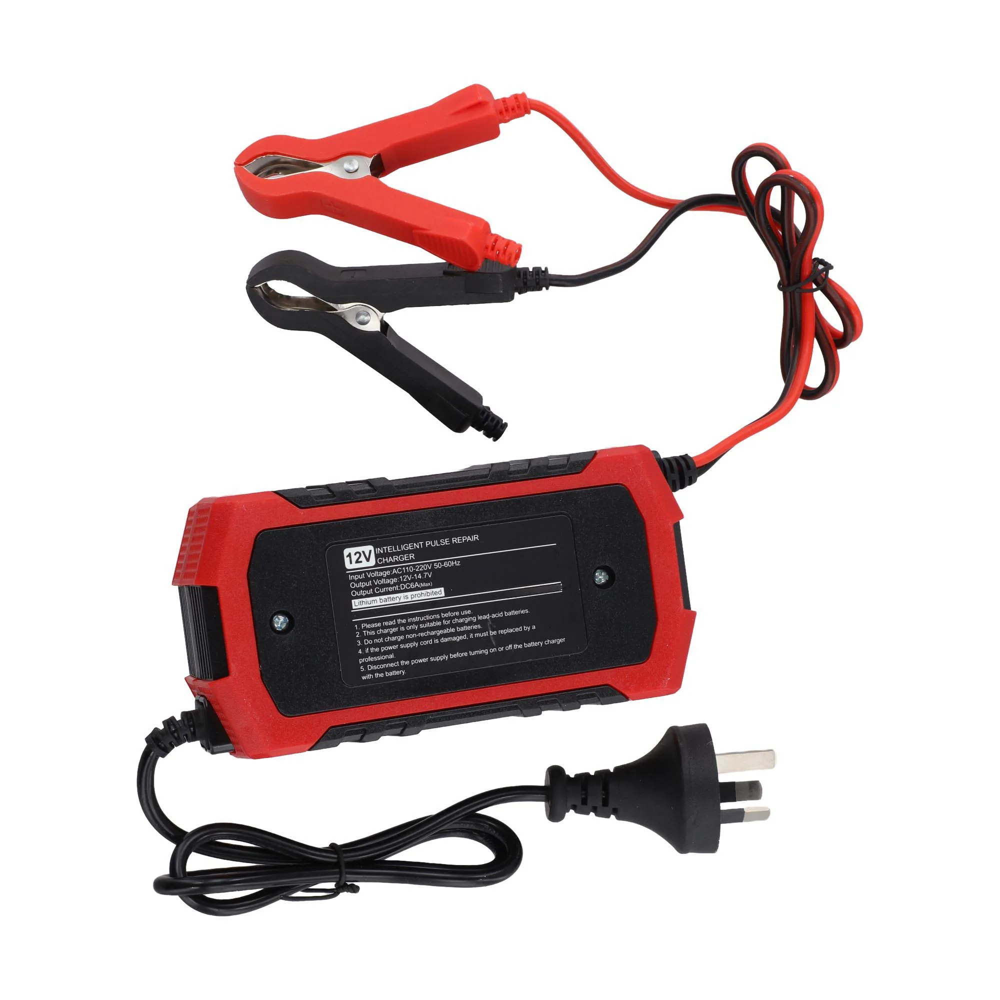 

LCD Screen Charger 12V Car Battery Charger Input Power 90W 12V Battery Charger With LCD Screen Compatible With Marine Batteries