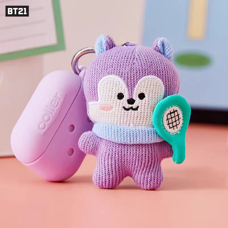 Linefriends Bt21 Seria Świąteczna 2024 Urocze Pluszowe Ozdoby do Plecaków Szkolnych Prezent Kolekcja Zabawek