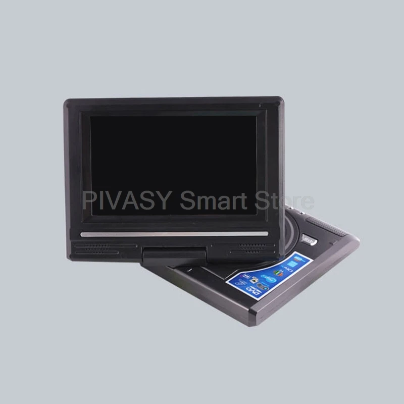 7,8-дюймовый портативный DVD-плеер HD EVD Mini TV CD Воспроизведение с 270 °   Вращение с батарейным ТВ-приемником Поддержка USB/SD-карты для путешествий