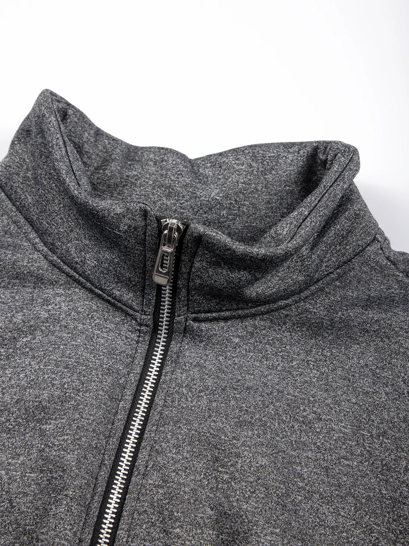 Męska bluza casualowa z długim rękawem ze stójką i zamkiem błyskawicznym Bluzy jesienne Odzież uliczna dla mężczyzn — zdjęcie 4