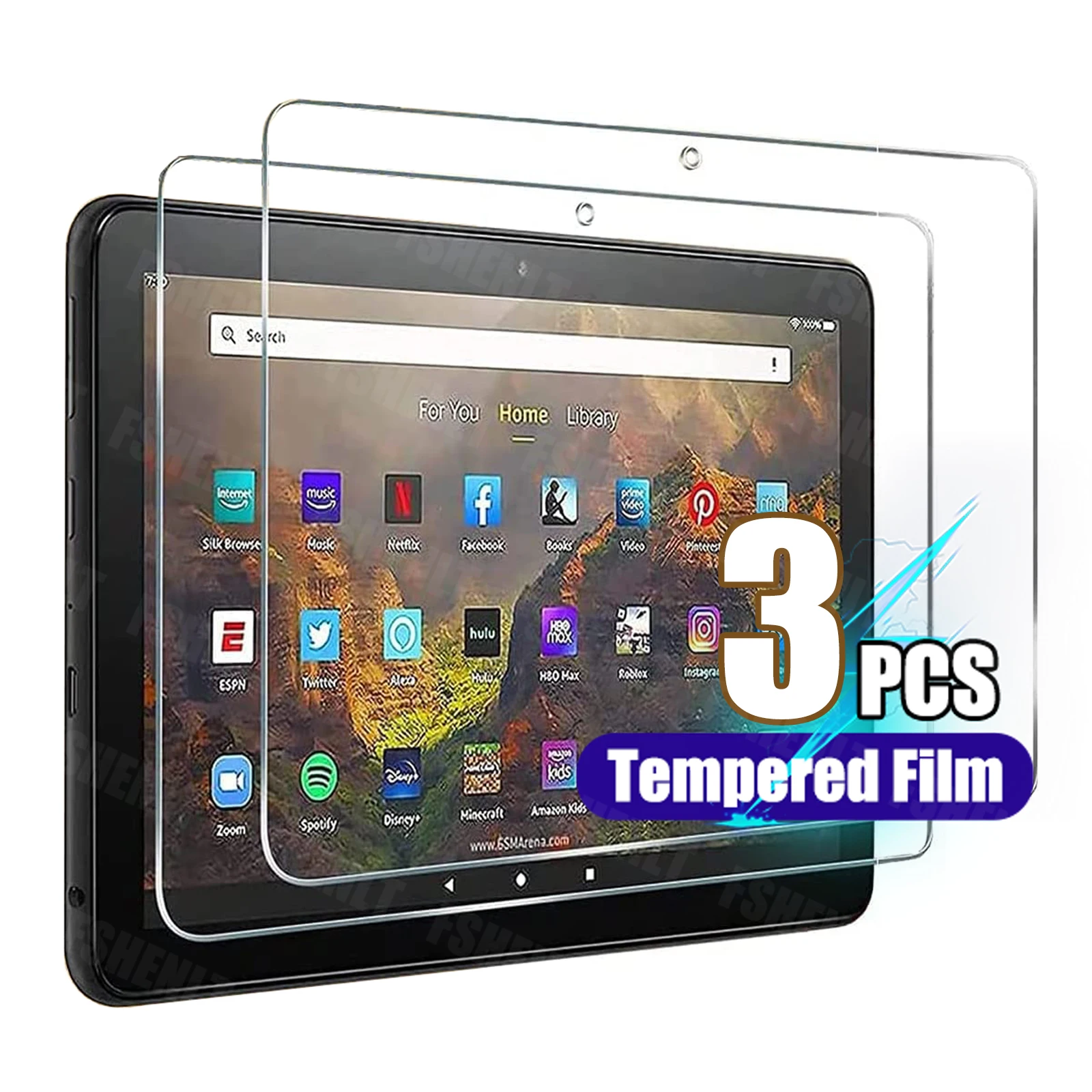 For Amazon Fire HD 10 /Fire HD 10 Plus /Fire HD 10 Kids Pro Screen Protector 10.1 Inch Tablet Tempered Glass Film 11th Gen 2021