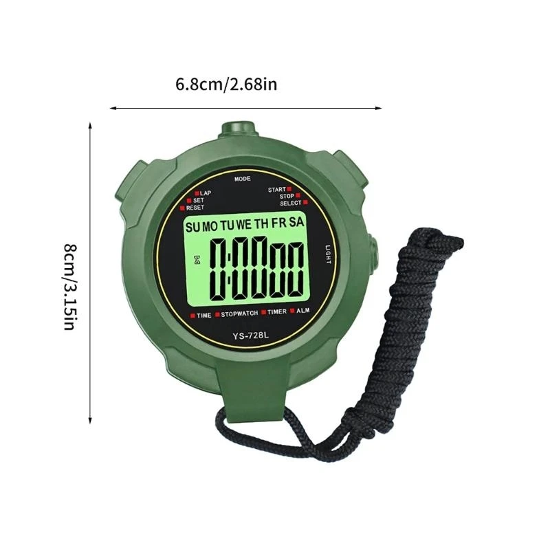 ساعة توقيت إلكترونية متعددة الوظائف ، العد التنازلي للرياضة الرياضية للرياضة الرياضية #4