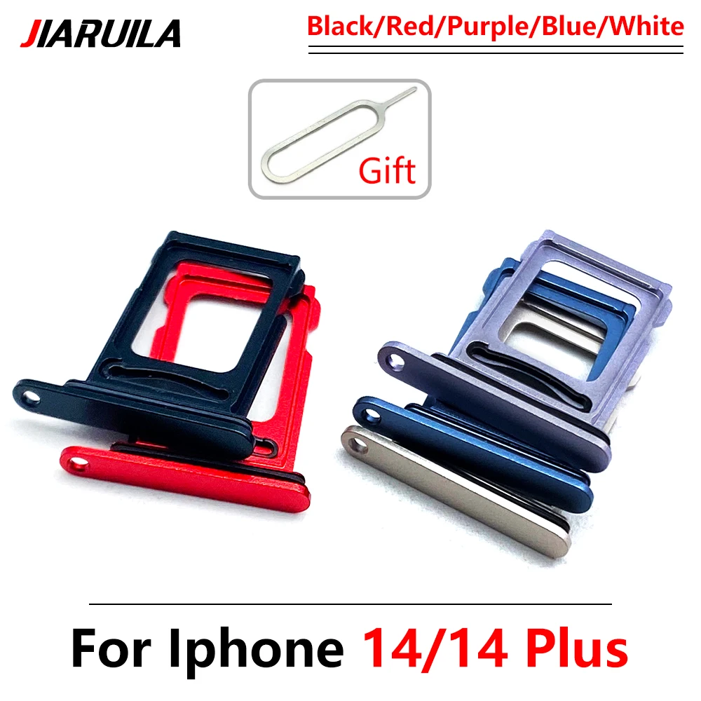 For iPhone 14 Pro Max Plus SIM Card Tray Slot Holder Replacement Parts