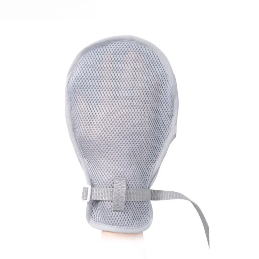 

Protection Gloves Soft Mesh Restraint Gloves Breathable Adjustable Control Mitts Hand Fixed Gloves Nursing Tool