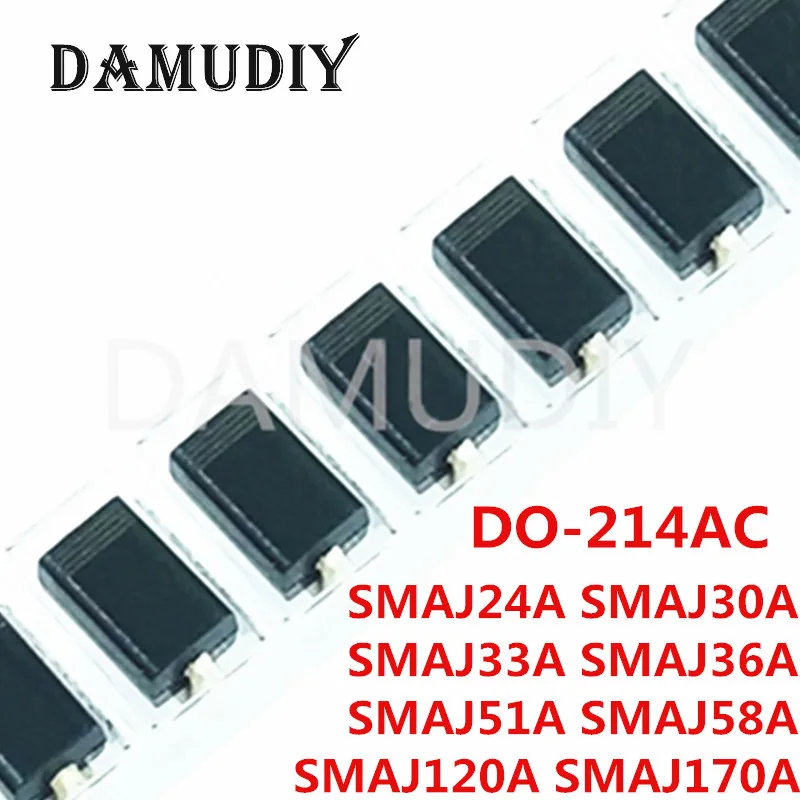 20pcs 400W SMA_DO-214AC smd tvs diode SMAJ24A SMAJ30A SMAJ33A SMAJ36A SMAJ51A SMAJ58A SMAJ120A SMAJ170A