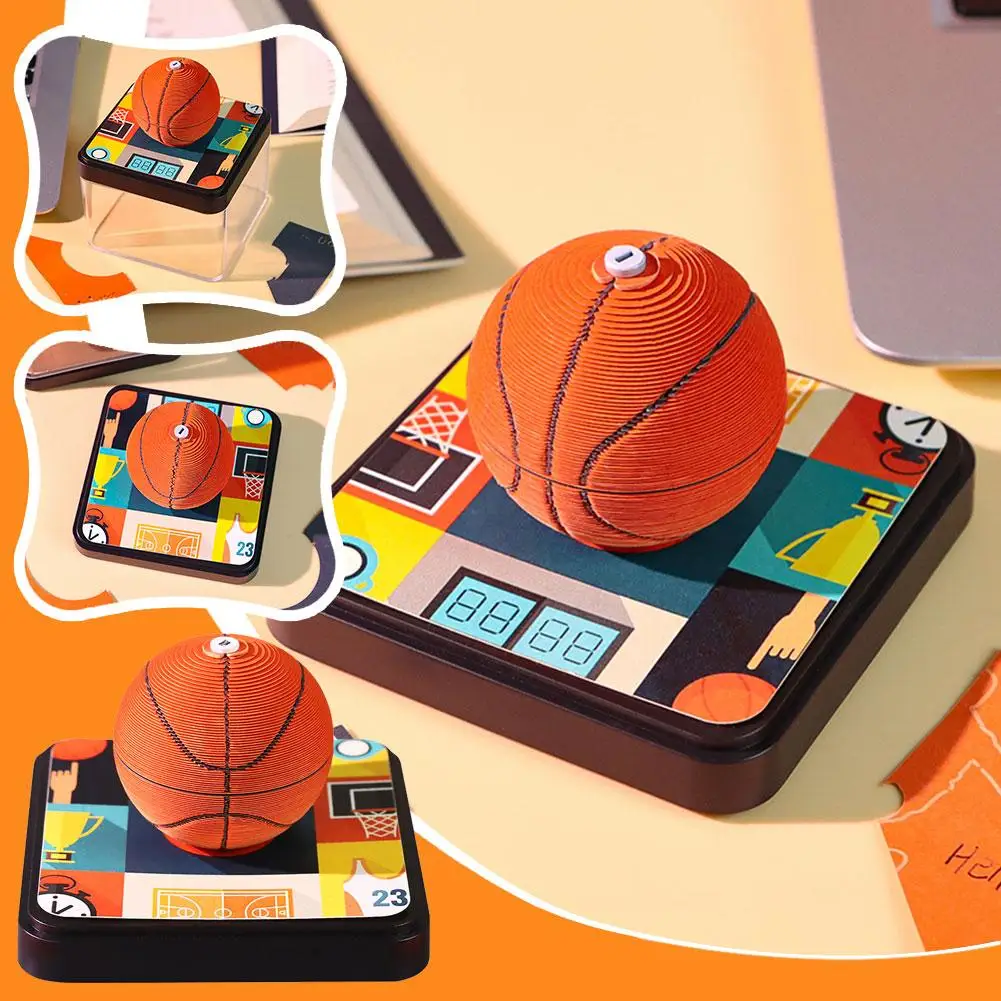 Basketball 2025 Year of the Snake Calendar 3D Sticky Cultural Gift Creative Notes Ornaments and Paper Crafts Paper S2C7