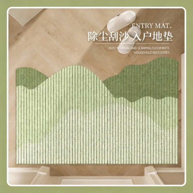 Non-Slip Striped Durable Scraper Entrance Doormat Indoor Floor Anti-Skid Home Decor Carpet for Entranceway