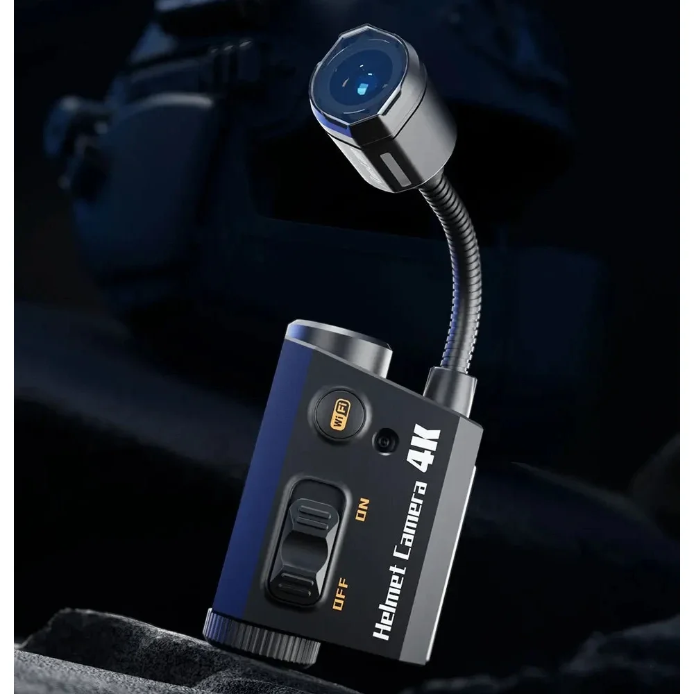 

RunCam Helmet Camera 4K Face Mask Recorder Airsoft Recording Long Battery Life 1920*1080 60fps Built-in Wifi/Type-C Interface RC