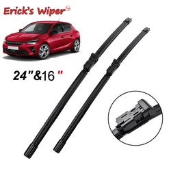 Erick's Wiper LHD Front Wiper Blades For Opel Corsa F 2019 - 2023 Windshield Windscreen Clean Window Car Rain Brushes 24''+16''