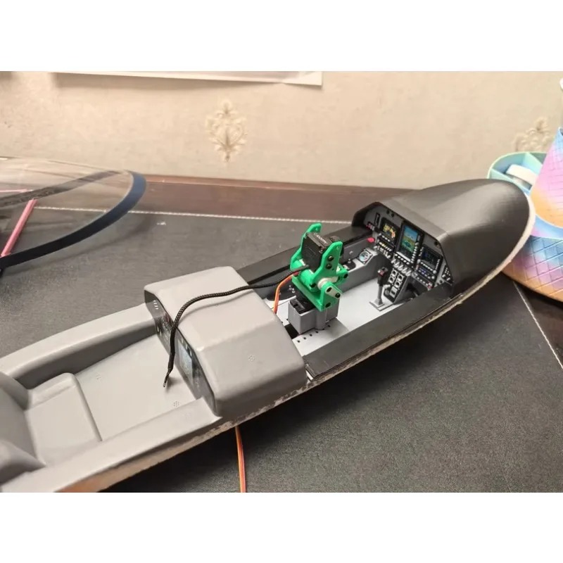 FMS 90mm EDF Viper RC Plane FPV Cockpit Scale Interior 3D Multi-Color Printed Realistic Simulation Upgrade Accessory