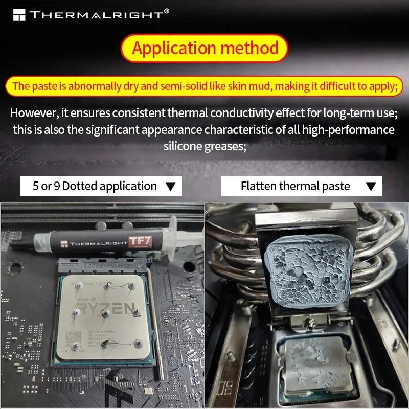 Thermalright 13.8W/m.k Thermal Conductive Grease Silicone Thermal Paste For Computer PC Laptop CPU GPU Video Card Chips