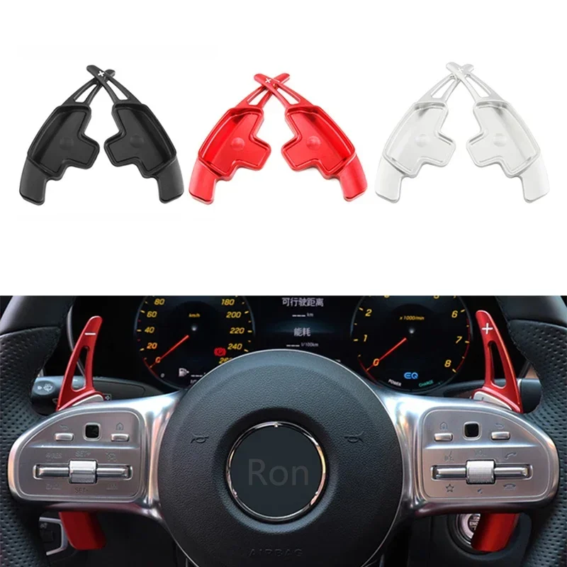 For Mercedes Benz A B C E GLE Class W176 W205 W246 C117 W218 Aluminum Shift Paddle BladeSteering Wheel Paddle Shifter Extension