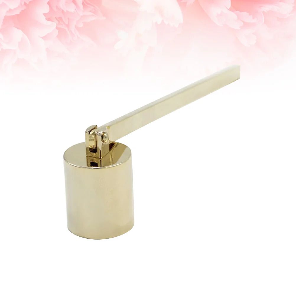 

Stainless Steel Bell Snuffer Wick Trimmer Dipper Accessory Gift for Home Wedding Party Tea Light Jar Candles