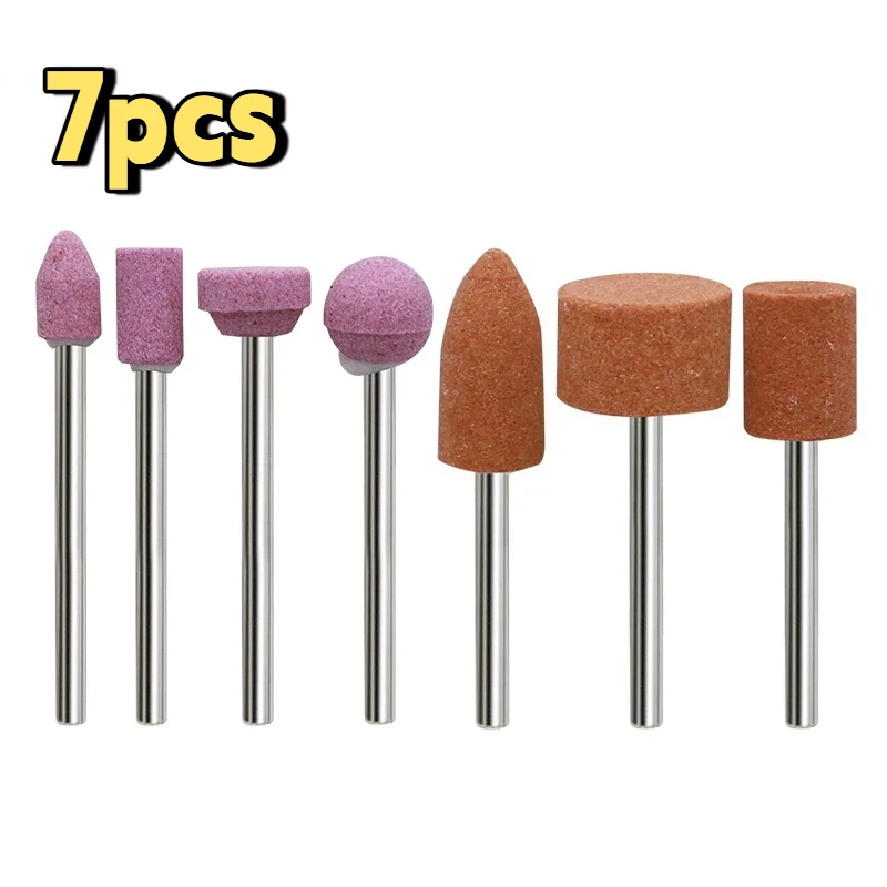 

7pcs/set Abrasive Mounted Stone For Dremel Rotary Tools Grinding Stone Wheel Head Dremel Tools Accessories