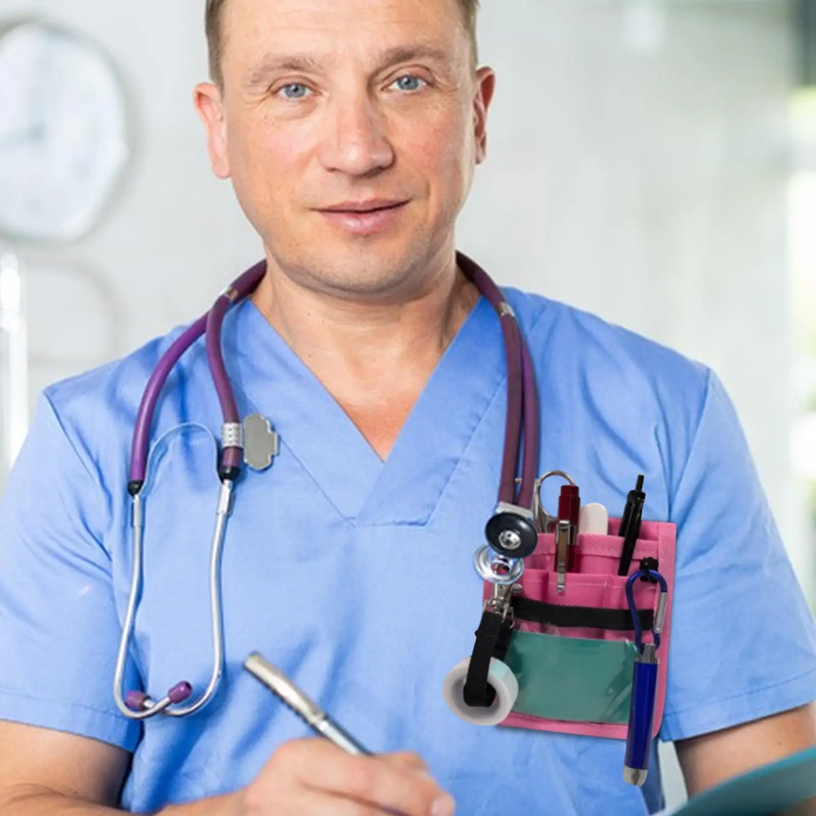 حزمة مراوح للممرضات ممرضة حزمة مراوح تخزين الخصر حقيبة الحقيبة حزام خصر صغير مع حامل الشريط فائدة تخزين حقيبة التمريض ل