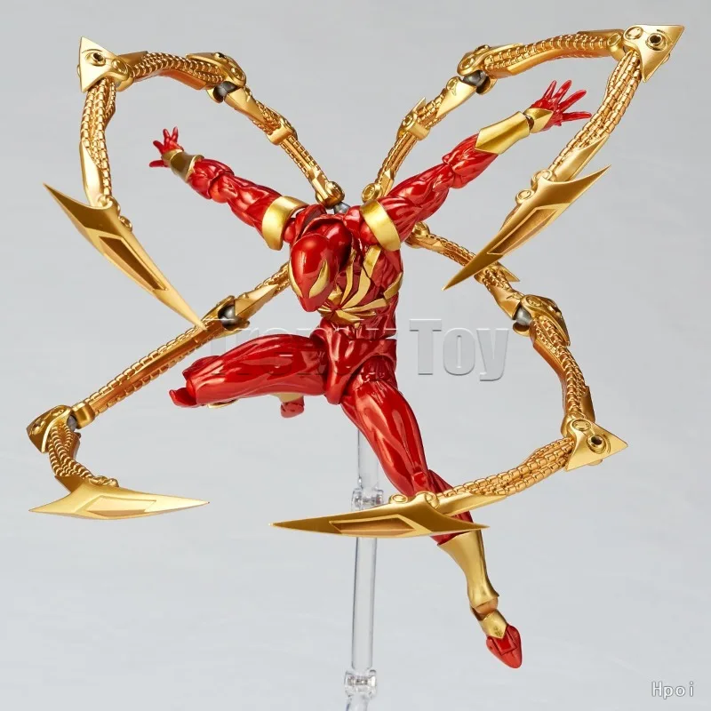 KAIYODO Revolutech AMAZING YAMAGUCHI SPIDER-MAN Mobile Doll Movie Anime Action Characters Boys and Girls Toys Collection Gift