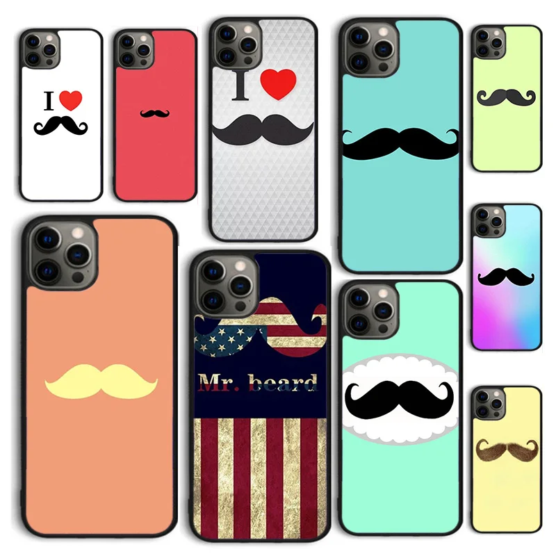 Autumu beard Phone Case Cover for iPhone 16 15 12 mini 11 13 14 Pro Max SE 2020 Apple 6S 7 8 Plus Coque