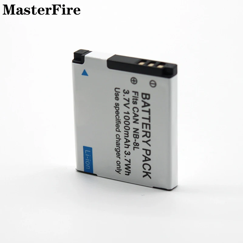 

3.7V 1000mah Rechargeable Li-ion Battery NB-8L NB 8L NB8L For Canon PowerShot A3000 A3100 A3200 A3300 A2200 A1200 IS Batteries