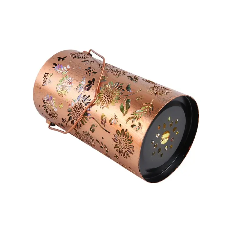 Cost Effective Outdoor Waterproof Solar Lanterns Colorful LED Sunflower Garden Decorated Lights Powered By Sunlight