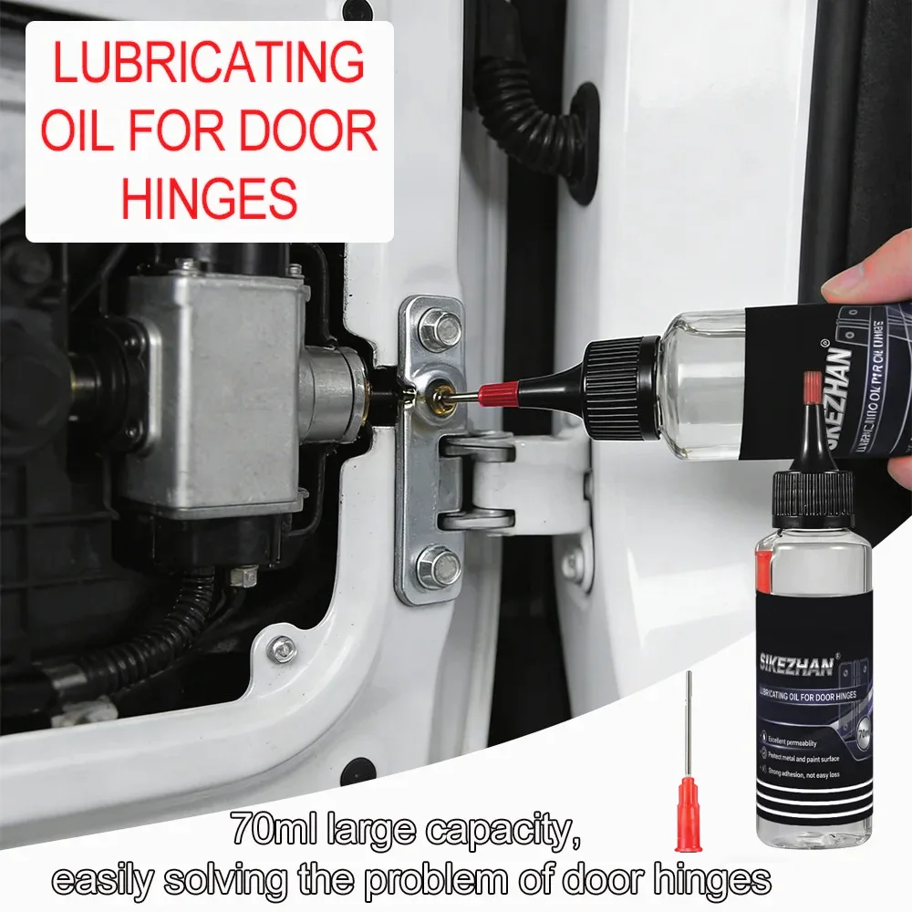70ml Door Hinge Lubricant for Squeaking Doors - Penetrating Multi-purpose Lubricant Can Quickly Eliminate Noise and Dust