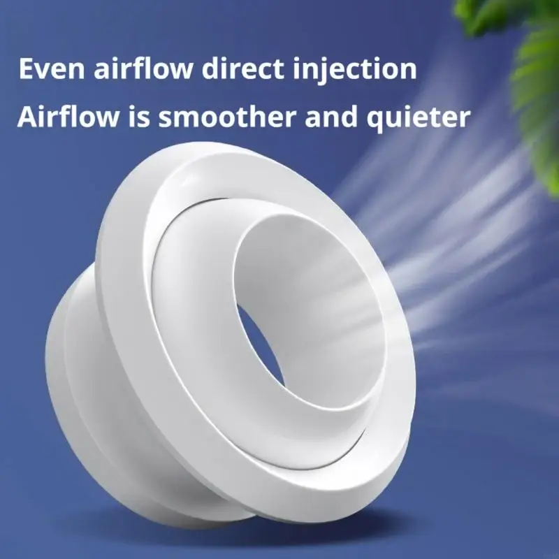 ABS Ball Outlet Diffuser HVAC Outlet Tool for Wall Outlet or Round Duct Joining JOMD