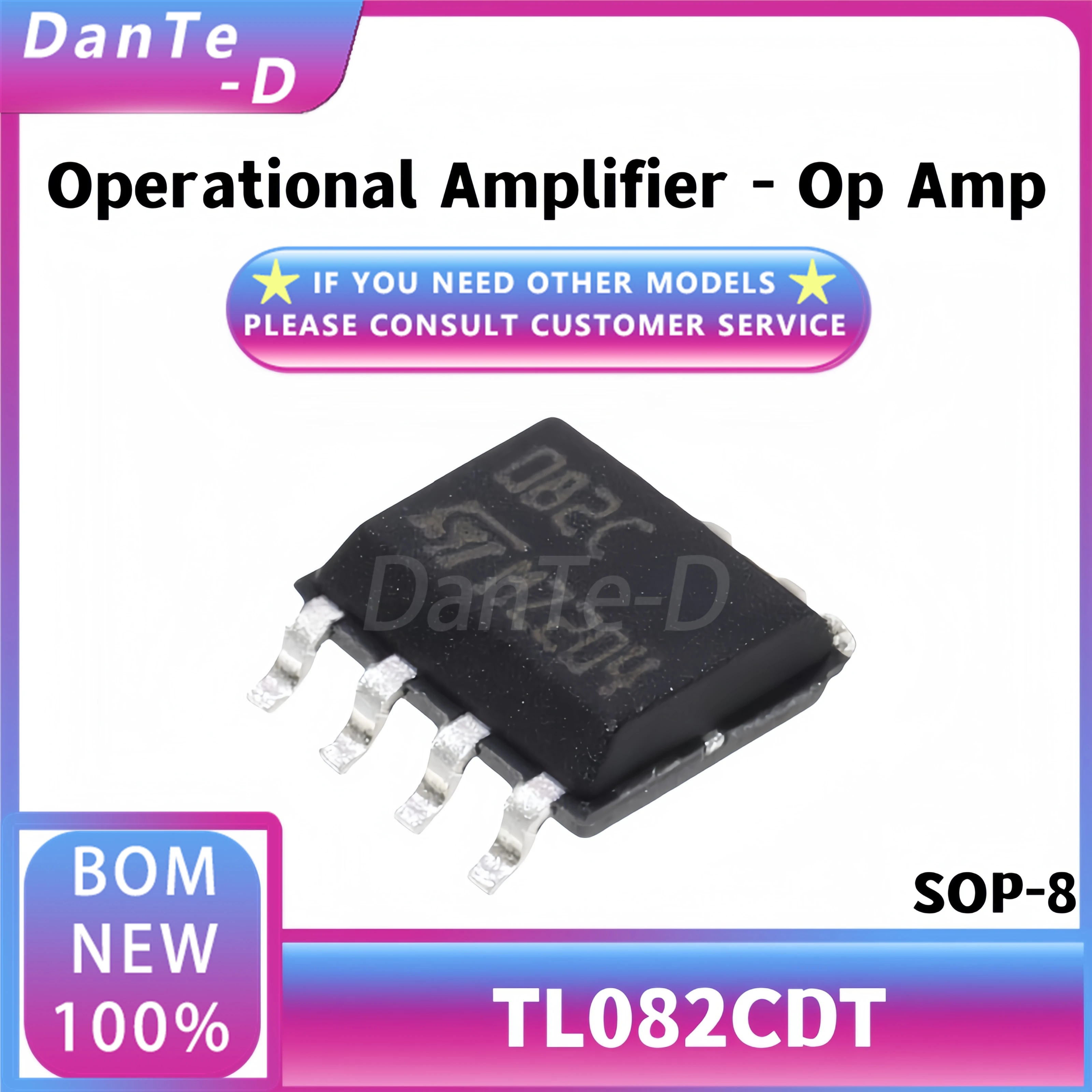 10PCS TL082CDT IDR  SOP-8 Dual Operational Amplifier IC Chip 4MHZ 16V New Original