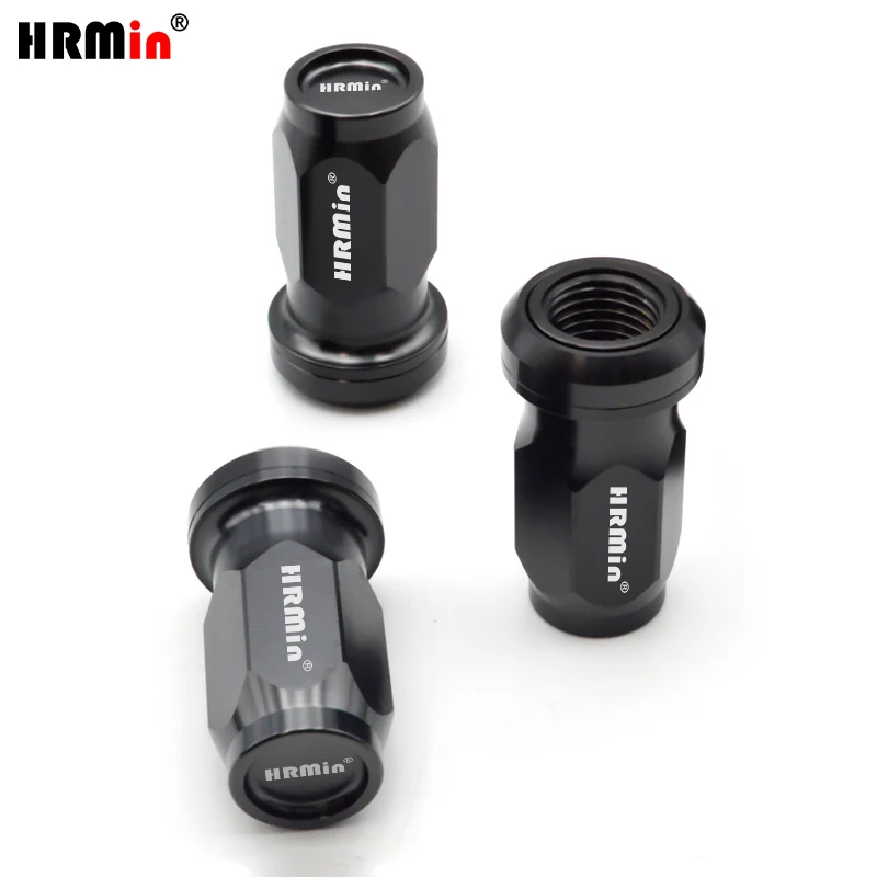 HRMin 10.9 grade Gr.5 titanium 60 degree cone seat free washer wheel lug nut titanium nut M12*1.5/M12*1.25/M14*1.5/M14*1.25mm