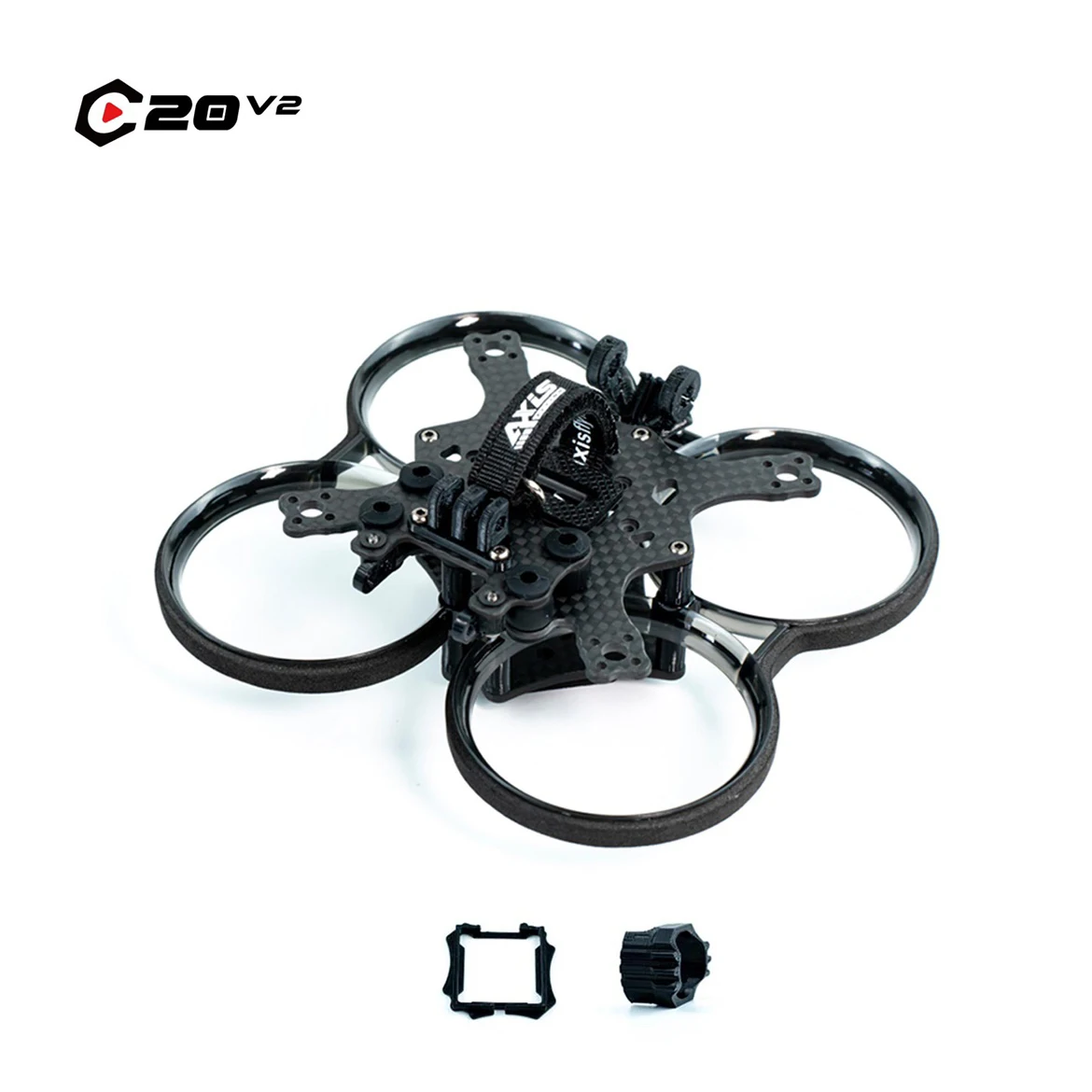 AxisFlying CINEON C20 / C20 V2 Drone Frame KIT Support O3 Air Unit Anti-shake For RC FPV Drone 2 Inch Indoor Cinewhoop