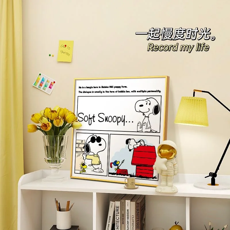 

MINISO Snoopy декоративная живопись настенная живопись детская комната спальня столовая настенная живопись изголовье кровати холст живопись