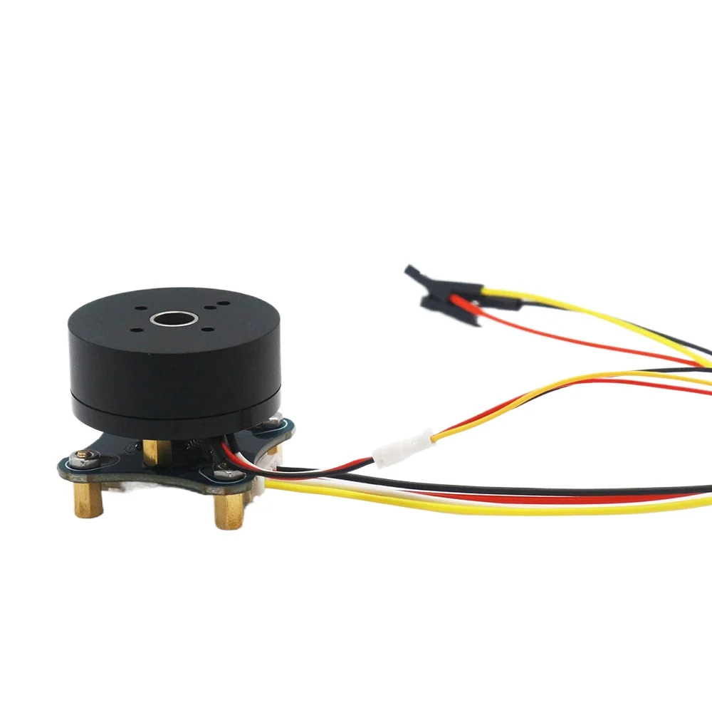 2804 Hollow Shaft Brushless DC Motor with AS5600 Magnetic Encoder Hall Sensor Outer Rotor  Motor Kit Support  Control