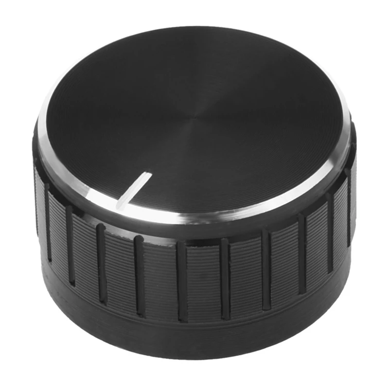 Rueda de perilla de AMPLIFICADOR DE Control de volumen de aluminio negro, 8X