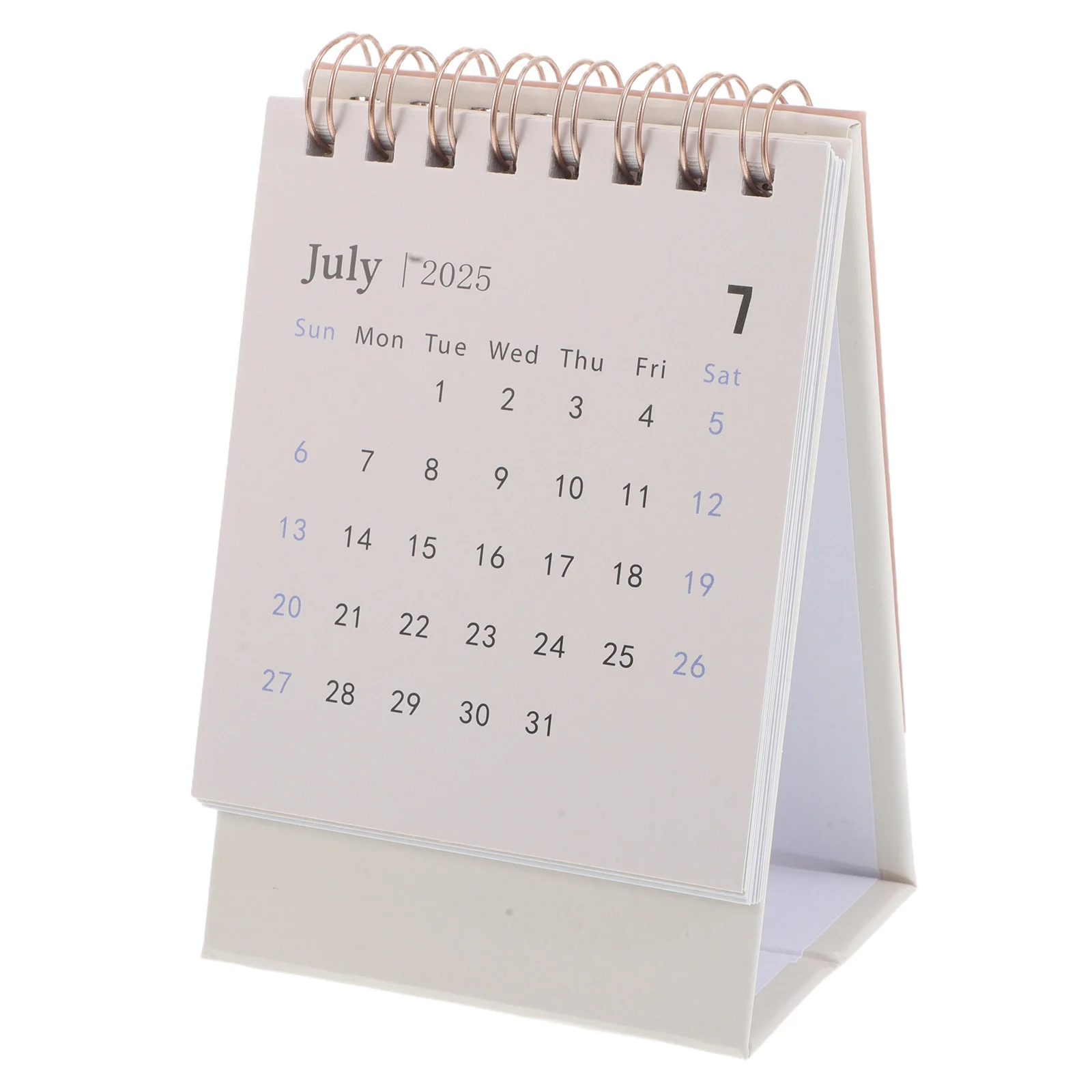 

Simple Mini Desk Calendar 2026 Small Standing Flip Desktop Planner Bedside Dating
