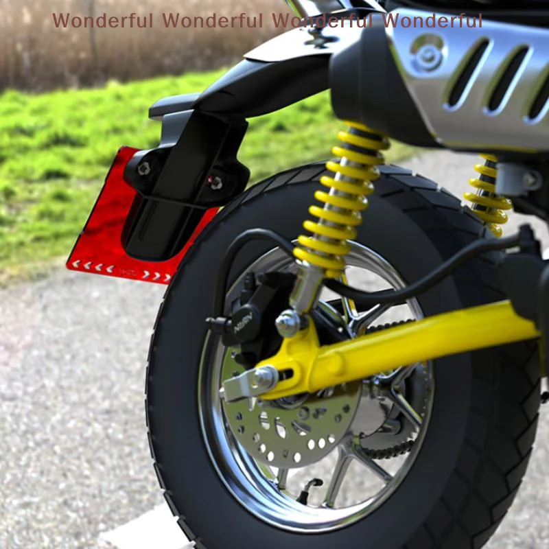 

Acrylic Transparent Motorcycle License Plate Frame UV Resistant 2 and 4 Hole Holder Durable for Urban and Rural Rides
