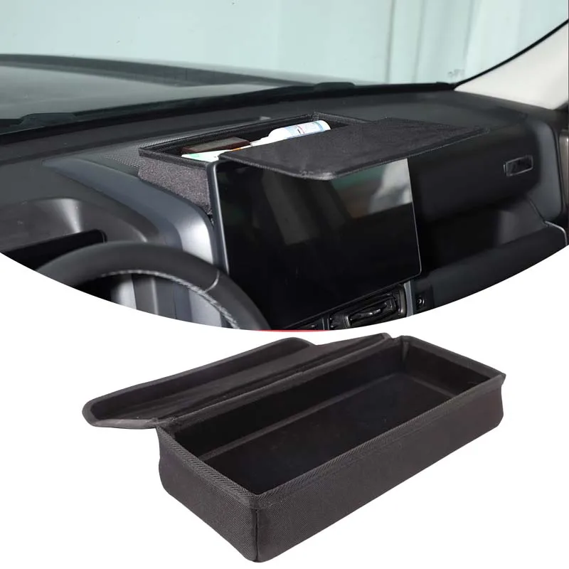 

For Haval H9 2024+ Oxford cloth black car navigation screen rear storage box car interior modification accessories