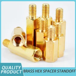 5-50pcs M2 M3 Hex Brass Male Female Standoff Board Rack Stud Hexagon Threaded Pillar PCB Column Motherboard Spacer Bolt Screw