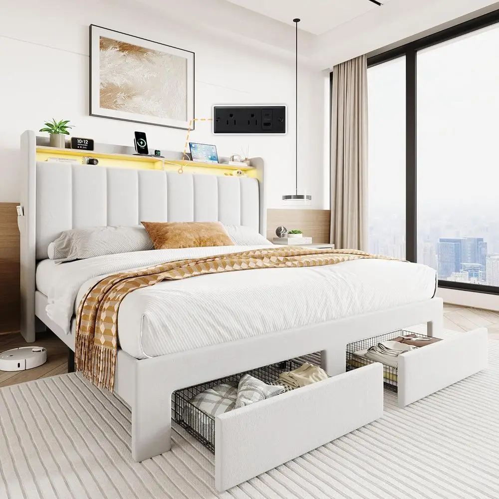 Velvet Ull Size Bed…