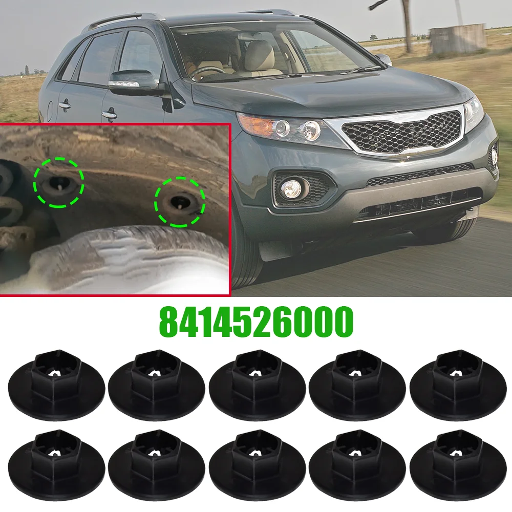 10 pièces avant arrière voiture roue arc Liner Splashguard Clip écrou 84145-26000 pour Kia Sorento 2009 2010 2011 2012 2013 2014 2015 - 2020