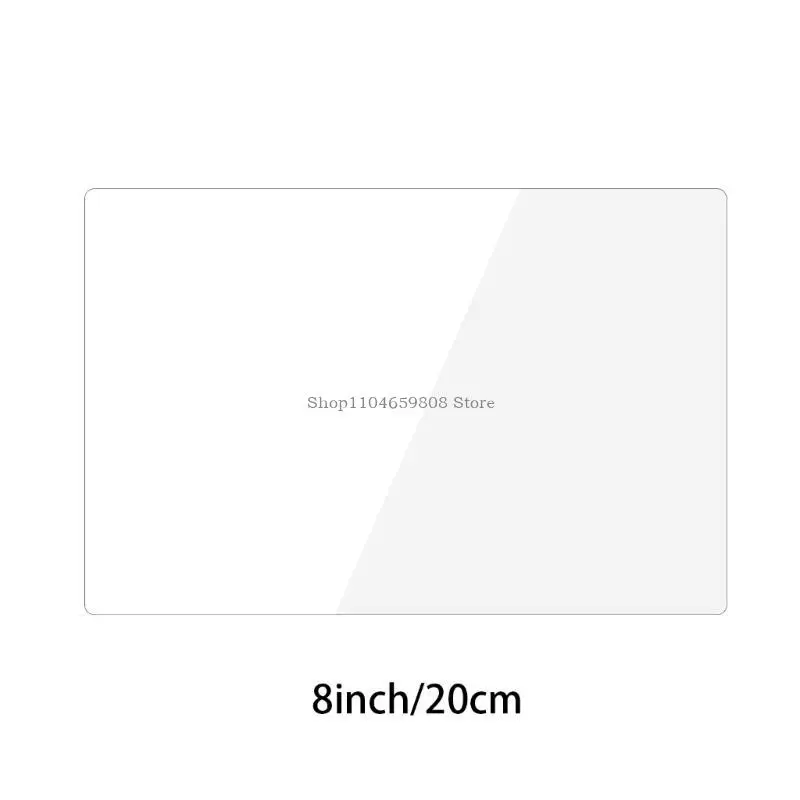 vidro temperados para exibição traseira automotiva 8 polegadas superfícies antiglare