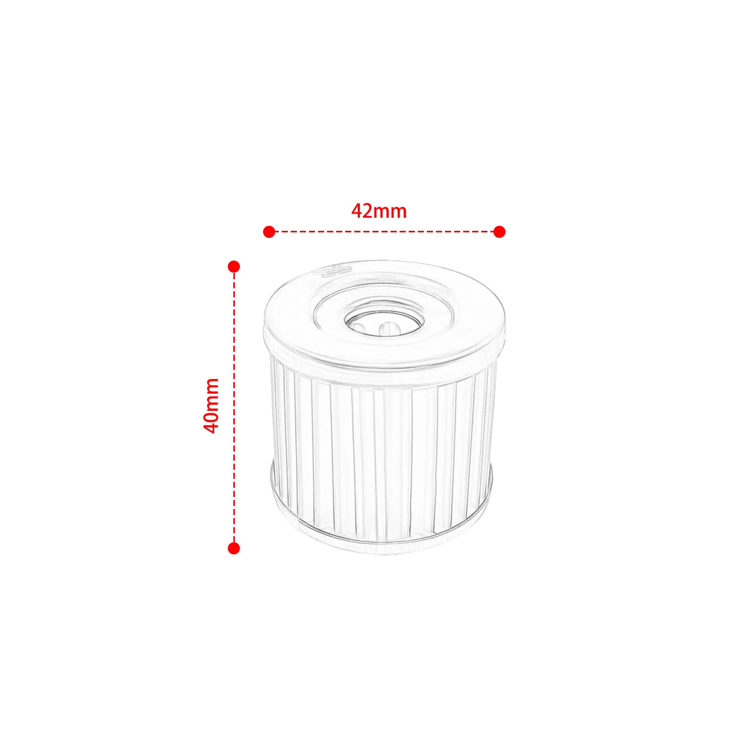 For Suzuki HJ125K GN125 EN125 GS125 HJ GN EN 125 Motorcycle Engine Oil Filter Aftermarket Spare Parts Motorcycle Accessories
