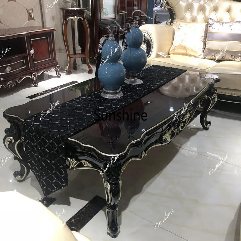 

Furniture, sofa combination rectangular classical living room, fully furnished wood carving luxury