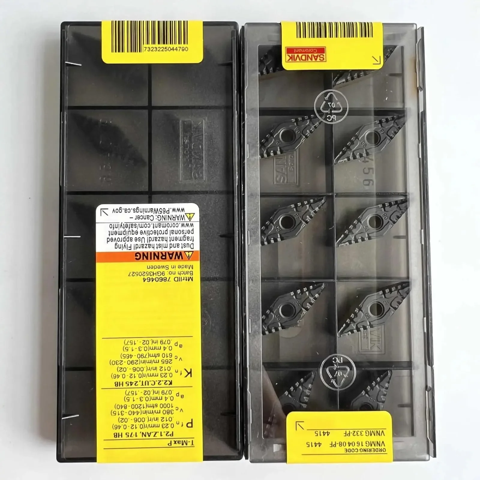 

SANDVIK / VNMG160408-PF 4415 / / Hard alloy CNC Blade 10 Pcs