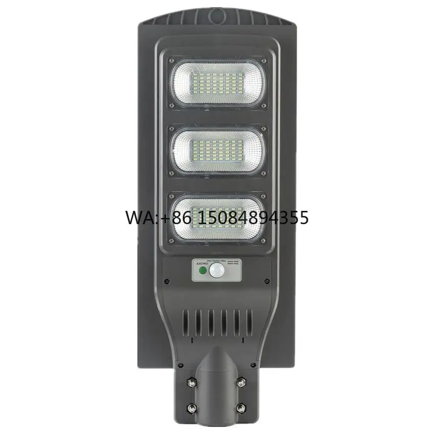 スマートコントロール120w-abs一体型ソーラー街路灯（道路・庭園用）led-ip65-dcバッテリー電源-rohsおよびfcc認証済み