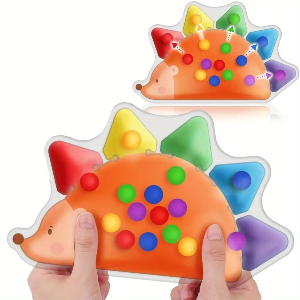 Educational Color Sorting Sensory Toys Montessori Color Matching Fine Motor Skill Games Hedgehog Learning Fidget Toys