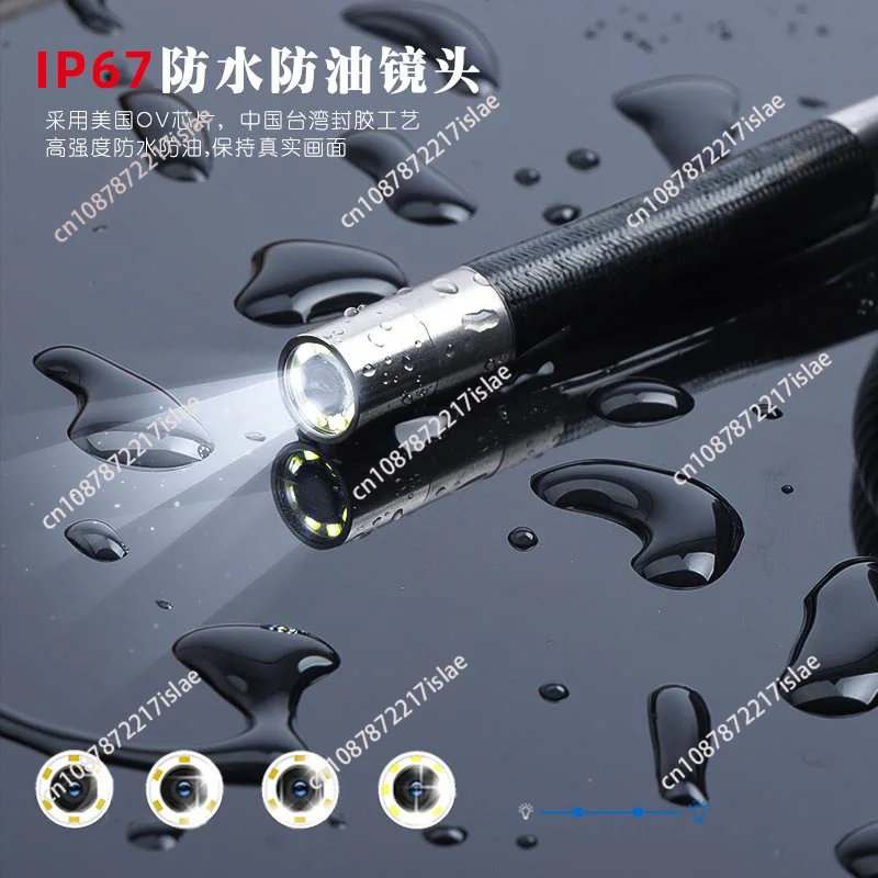 High temperature auto repair pipe endoscope