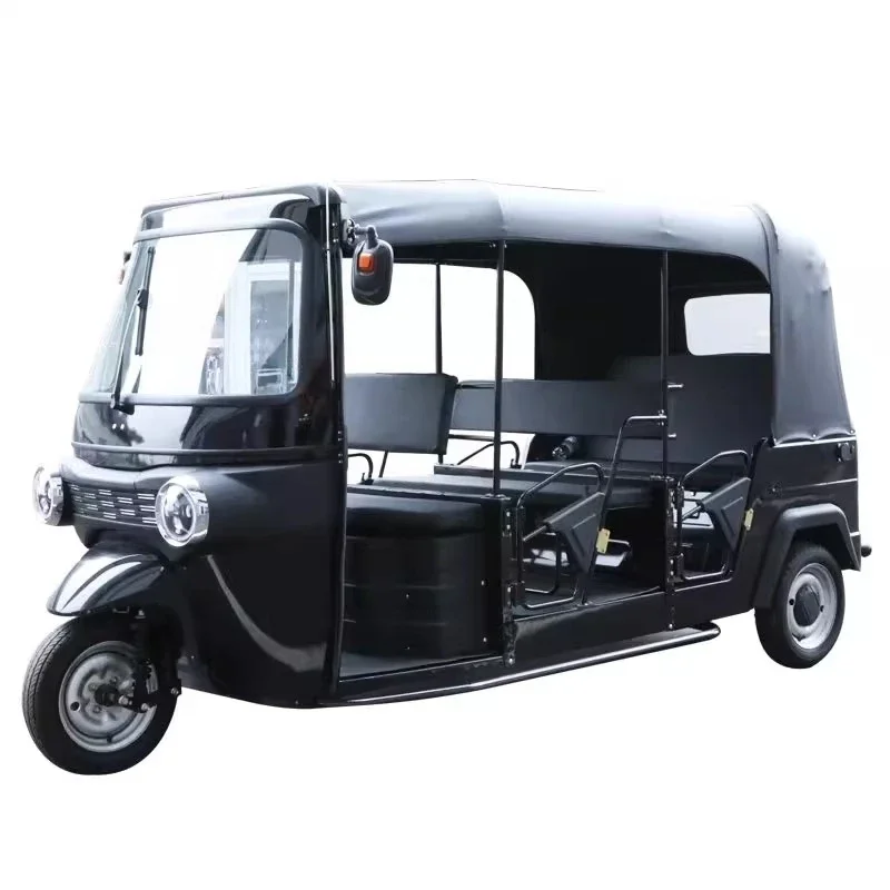

Passenger-carrying electric double-row three-row passenger transportation three-wheeled tuk-tuk