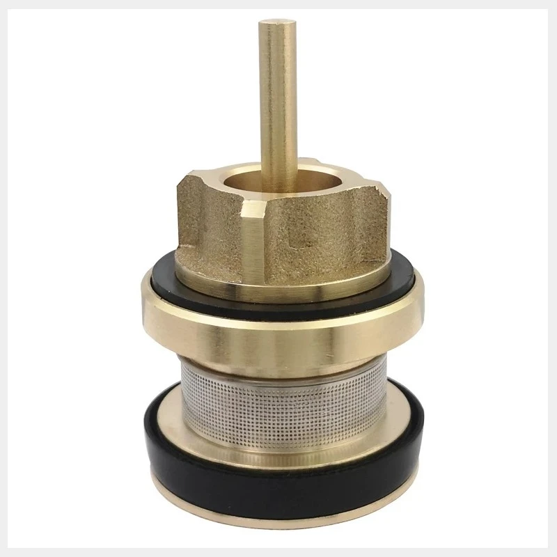 Brass Flush Valve Cartridge CF9805 CF9806 Piston Repair Parts Foot / Hand Operated Spare Seal Push Rod Assembly