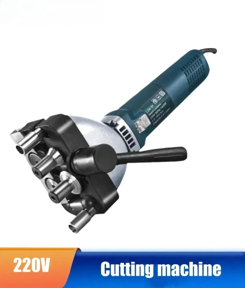 220V Electric Pipe Closure Machine All-In-One Flip Edge Press Tool Portable Vent Duct Seam Forming Machine Labor Saving Metal