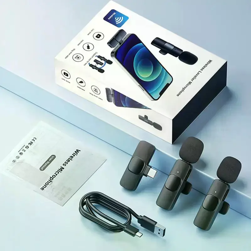 Type-C 스마트폰용 미니 무선 클립 마이크, 브이로 - Wireless Mic For Smartphone Video Recording 리뷰 및 가격