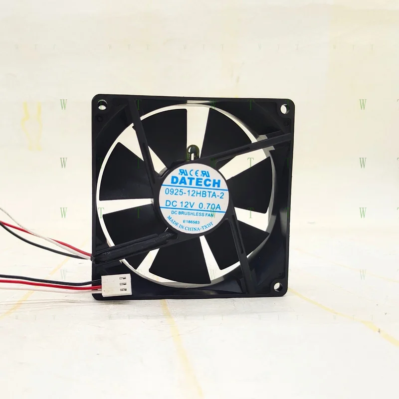 H 1 PCS  DATECH  Fan  0925-12HBTA-2  DC 12V 0.7A 9025 9CM 3 pin cooling fan