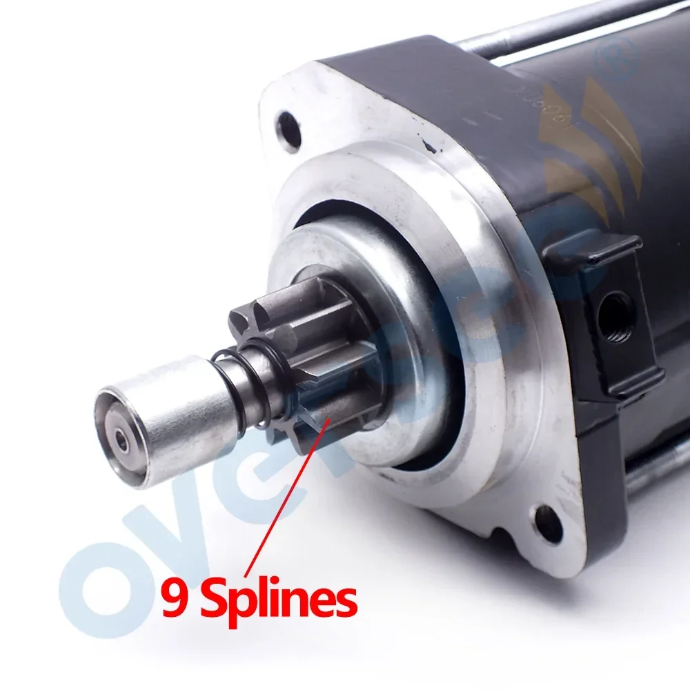 Oversee 6N7-81800 Start Motor For YAMAHA Outboard Motor 115-250HP 9T STARTER 6K7-81800-00 61H-81800-00 69W-81800